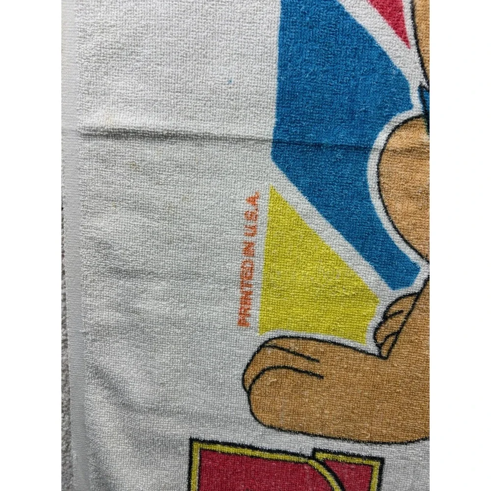 Vintage Disney Pluto Beach Towel Walt Disney Productions 50x25 Franco All Cotton